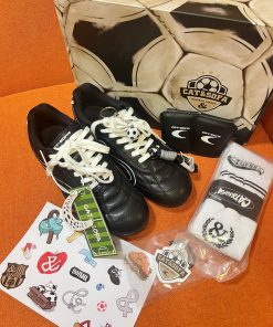 Alternative view of [HÀNG SẴN CHÍNH HÃNG] GIÀY CAT&SOFA FOOTBALL ALL BLACK