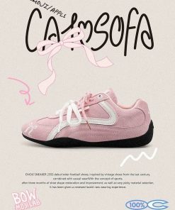 [HÀNG SẴN CHÍNH HÃNG] Giày CAT AND SOFA EMOJI LABS HỒNG (THÊU NƠ)