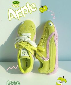 [HÀNG SẴN CHÍNH HÃNG] Giày CAT AND SOFA EMOJI LABS XANH CHUỐI (THÊU TÁO)