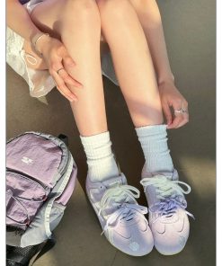 Alternative view of [HÀNG SẴN CHÍNH HÃNG] Giày CAT AND SOFA EMOJI LABS TÍM PASTEL (THÊU SÒ)