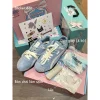 [HÀNG SẴN CHÍNH HÃNG] Giày CAT AND SOFA EMOJI LABS XANH BLUE (THÊU NƠ)